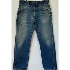 Rustler Regular Fit Straight Leg Jeans Workwear Mens 34x30